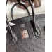 Hermes Birkin 25 Retourne Handmade Bag In Black Ostrich Leather Hermes Birkin 25 Retourne Handmade Bag In Black Ostrich Leather