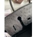 Hermes Birkin 25 Retourne Handmade Bag In Black Ostrich Leather Hermes Birkin 25 Retourne Handmade Bag In Black Ostrich Leather
