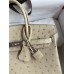 Hermes Birkin 25 Retourne Handmade Bag In Parchemin Ostrich Leather Hermes Birkin 25 Retourne Handmade Bag In Parchemin Ostrich Leather