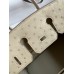 Hermes Birkin 25 Retourne Handmade Bag In Parchemin Ostrich Leather Hermes Birkin 25 Retourne Handmade Bag In Parchemin Ostrich Leather