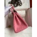 Hermes Birkin 25 Retourne Handmade Bag In Pink Ostrich Leather Hermes Birkin 25 Retourne Handmade Bag In Pink Ostrich Leather