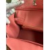 Hermes Birkin 25 Retourne Handmade Bag In Pink Ostrich Leather Hermes Birkin 25 Retourne Handmade Bag In Pink Ostrich Leather