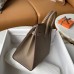 Hermes Birkin 25 Sellier Handmade Bag In Taupe Epsom Calfskin Hermes Birkin 25 Sellier Handmade Bag In Taupe Epsom Calfskin