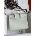 Hermes Birkin 25 Retourne Handmade Bag In Beton Swift Calfskin Hermes Birkin 25 Retourne Handmade Bag In Beton Swift Calfskin