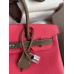 Hermes HSS Birkin 30 Bicolor Bag in Rose Lipstick and Taupe Epsom Calfskin Hermes HSS Birkin 30 Bicolor Bag in Rose Lipstick and Taupe Epsom Calfskin