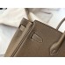 Hermes Birkin 25cm Bag In Taupe Clemence Leather GHW Hermes Birkin 25cm Bag In Taupe Clemence Leather GHW