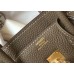 Hermes Birkin 25cm Bag In Taupe Clemence Leather GHW Hermes Birkin 25cm Bag In Taupe Clemence Leather GHW