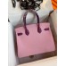 Hermes HSS Birkin 30 Bicolor Bag in Mauve Sylvestre and Anemone Epsom Calfskin Hermes HSS Birkin 30 Bicolor Bag in Mauve Sylvestre and Anemone Epsom Calfskin