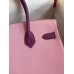 Hermes HSS Birkin 30 Bicolor Bag in Mauve Sylvestre and Anemone Epsom Calfskin Hermes HSS Birkin 30 Bicolor Bag in Mauve Sylvestre and Anemone Epsom Calfskin
