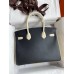 Hermes HSS Birkin 30 Bicolor Bag in Black and Craie Epsom Calfskin Hermes HSS Birkin 30 Bicolor Bag in Black and Craie Epsom Calfskin