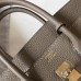 Hermes Birkin 25cm Bag In Tourterelle Clemence Leather GHW Hermes Birkin 25cm Bag In Tourterelle Clemence Leather GHW