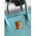 Hermes Birkin 30 Retourne Handmade Bag In Blue Atoll Epsom Calfskin Hermes Birkin 30 Retourne Handmade Bag In Blue Atoll Epsom Calfskin