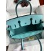 Hermes Birkin 30 Retourne Handmade Bag In Blue Atoll Epsom Calfskin Hermes Birkin 30 Retourne Handmade Bag In Blue Atoll Epsom Calfskin