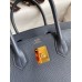 Hermes Birkin 30 Retourne Handmade Bag In Blue Nuit Epsom Calfskin Hermes Birkin 30 Retourne Handmade Bag In Blue Nuit Epsom Calfskin