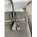 Hermes Birkin 30 Retourne Handmade Bag In Etain Epsom Calfskin Hermes Birkin 30 Retourne Handmade Bag In Etain Epsom Calfskin