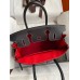 Hermes HSS Birkin 30 Bicolor Bag in Black and Red Chevre Mysore Leather Hermes HSS Birkin 30 Bicolor Bag in Black and Red Chevre Mysore Leather