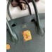Hermes Birkin 30 Retourne Handmade Bag In Vert Cypres Chevre Mysore Leather Hermes Birkin 30 Retourne Handmade Bag In Vert Cypres Chevre Mysore Leather