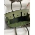 Hermes Birkin 30 Retourne Handmade Bag In Green Clemence Leather Hermes Birkin 30 Retourne Handmade Bag In Green Clemence Leather