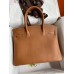 Hermes Birkin 30 Retourne Handmade Bag In Gold Clemence Leather Hermes Birkin 30 Retourne Handmade Bag In Gold Clemence Leather
