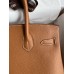 Hermes Birkin 30 Retourne Handmade Bag In Gold Clemence Leather Hermes Birkin 30 Retourne Handmade Bag In Gold Clemence Leather