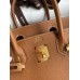Hermes Birkin 30 Retourne Handmade Bag In Gold Clemence Leather Hermes Birkin 30 Retourne Handmade Bag In Gold Clemence Leather