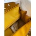 Hermes Birkin 30 Handmade Bag In Jaune Ambre Crocodile Niloticus Shiny Skin