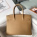 Hermes Birkin 30 Retourne Handmade Bag In Biscuit Swift Leather Hermes Birkin 30 Retourne Handmade Bag In Biscuit Swift Leather