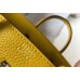 Hermes Birkin 25cm Bag In Yellow Clemence Leather GHW Hermes Birkin 25cm Bag In Yellow Clemence Leather GHW