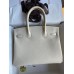 Hermes Birkin 30 Retourne Handmade Bag In Nata Clemence Leather Hermes Birkin 30 Retourne Handmade Bag In Nata Clemence Leather