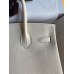 Hermes Birkin 30 Retourne Handmade Bag In Nata Clemence Leather Hermes Birkin 30 Retourne Handmade Bag In Nata Clemence Leather
