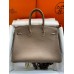 Hermes Birkin 35 Retourne Handmade Bag In Taupe Clemence Leather Hermes Birkin 35 Retourne Handmade Bag In Taupe Clemence Leather