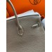 Hermes Birkin 35 Retourne Handmade Bag In Taupe Clemence Leather Hermes Birkin 35 Retourne Handmade Bag In Taupe Clemence Leather
