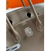 Hermes Birkin 35 Retourne Handmade Bag In Taupe Clemence Leather Hermes Birkin 35 Retourne Handmade Bag In Taupe Clemence Leather