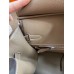 Hermes Birkin 35 Retourne Handmade Bag In Taupe Clemence Leather Hermes Birkin 35 Retourne Handmade Bag In Taupe Clemence Leather