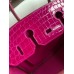 Hermes Birkin 35 Handmade Bag In Rose Scheherazade Crocodile Niloticus Shiny Skin Hermes Birkin 35 Handmade Bag In Rose Scheherazade Crocodile Niloticus Shiny Skin