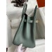 Hermes Birkin 30 Retourne Handmade Bag In Vert Amande Clemence Leather Hermes Birkin 30 Retourne Handmade Bag In Vert Amande Clemence Leather