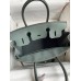 Hermes Birkin 30 Retourne Handmade Bag In Vert Amande Clemence Leather Hermes Birkin 30 Retourne Handmade Bag In Vert Amande Clemence Leather