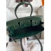 Hermes Birkin 30 Handmade Bag In Green Crocodile Porosus Shiny Skin Hermes Birkin 30 Handmade Bag In Green Crocodile Porosus Shiny Skin