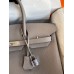 Hermes Birkin 35 Retourne Handmade Bag In Gris Asphalt Clemence Leather Hermes Birkin 35 Retourne Handmade Bag In Gris Asphalt Clemence Leather