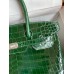 Hermes Birkin 30 Handmade Bag In Malachite Crocodile Niloticus Shiny Skin Hermes Birkin 30 Handmade Bag In Malachite Crocodile Niloticus Shiny Skin