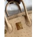 Hermes Birkin 30 Retourne Handmade Bag In Chai Ostrich Leather Hermes Birkin 30 Retourne Handmade Bag In Chai Ostrich Leather