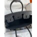 Hermes Birkin 30 Retourne Handmade Bag In Black Ostrich Leather Hermes Birkin 30 Retourne Handmade Bag In Black Ostrich Leather