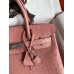 Hermes Birkin 30 Retourne Handmade Bag In Terre Cuite Ostrich Leather Hermes Birkin 30 Retourne Handmade Bag In Terre Cuite Ostrich Leather