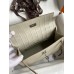 Hermes Kelly Pochette Handmade Bag In Beton Matte Alligator Leather Hermes Kelly Pochette Handmade Bag In Beton Matte Alligator Leather