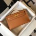 Hermes Kelly Pochette Bag In God Epsom Leather Hermes Kelly Pochette Bag In God Epsom Leather