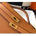 Hermes Kelly Pochette Bag In God Epsom Leather Hermes Kelly Pochette Bag In God Epsom Leather