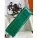Hermes Kelly Pochette Handmade Bag In Vert Emerald Shiny Alligator Leather