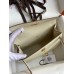Hermes Kelly Pochette Handmade Bag In Craie Epsom Calfskin Hermes Kelly Pochette Handmade Bag In Craie Epsom Calfskin