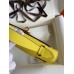 Hermes Kelly Pochette Handmade Bag In Lime Epsom Calfskin Hermes Kelly Pochette Handmade Bag In Lime Epsom Calfskin
