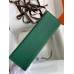 Hermes Kelly Pochette Handmade Bag In Malachite Epsom Calfskin Hermes Kelly Pochette Handmade Bag In Malachite Epsom Calfskin